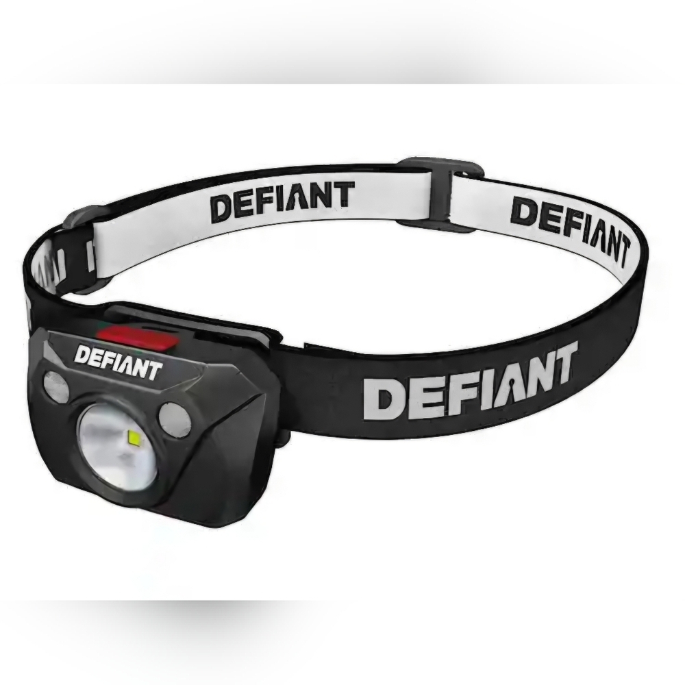 NEW!! DEFIANT 200 Lumens LED Headband Headlights (3-Pack) Batteries Included - Picture 2 of 4